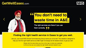 Screenshot of Get Well Essex Website