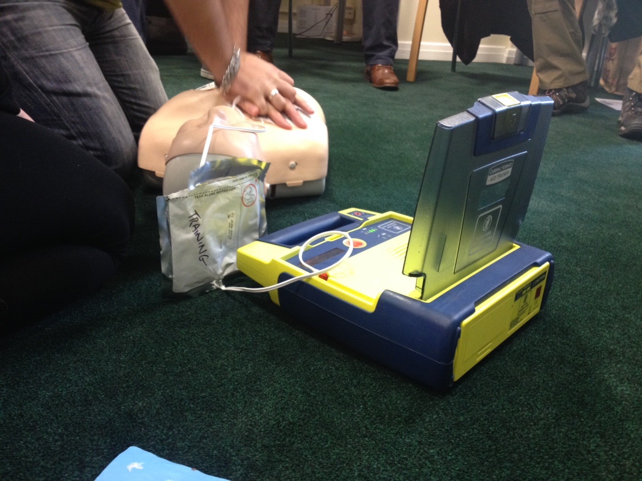 automated external defibrillator training